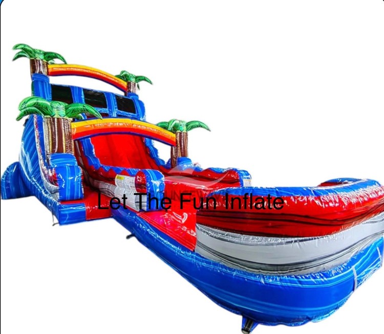 Baja Splasher 18ft Dual Lane Slide